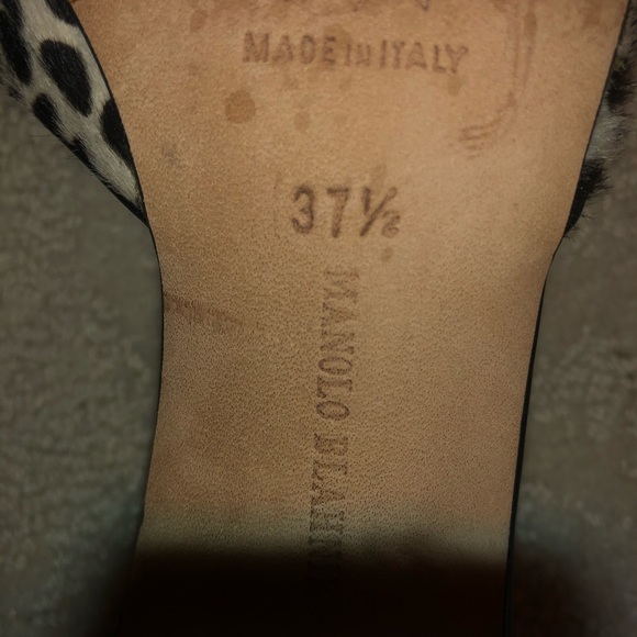 Open toe vintage Manolo Blahnik heels